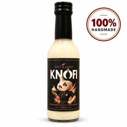 KNOFI – Süß-frische Knoblauchsoße | Cremig & mild | 250 ml