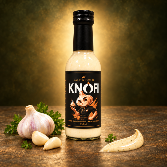 KNOFI – Süß-frische Knoblauchsoße | Cremig & mild | 250 ml